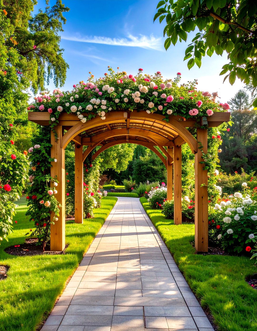 Arbor and Trellis Structures - 24 Garden Centerpiece Ideas