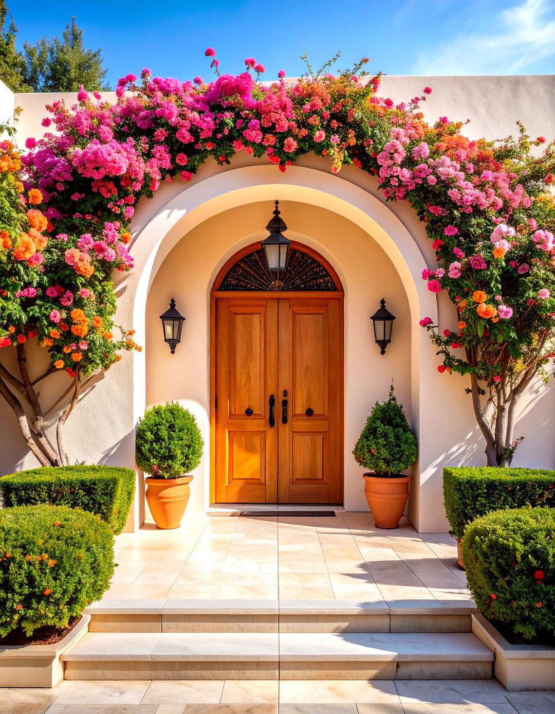 Arched Door Trim Design - 24 Exterior Door Trim Ideas