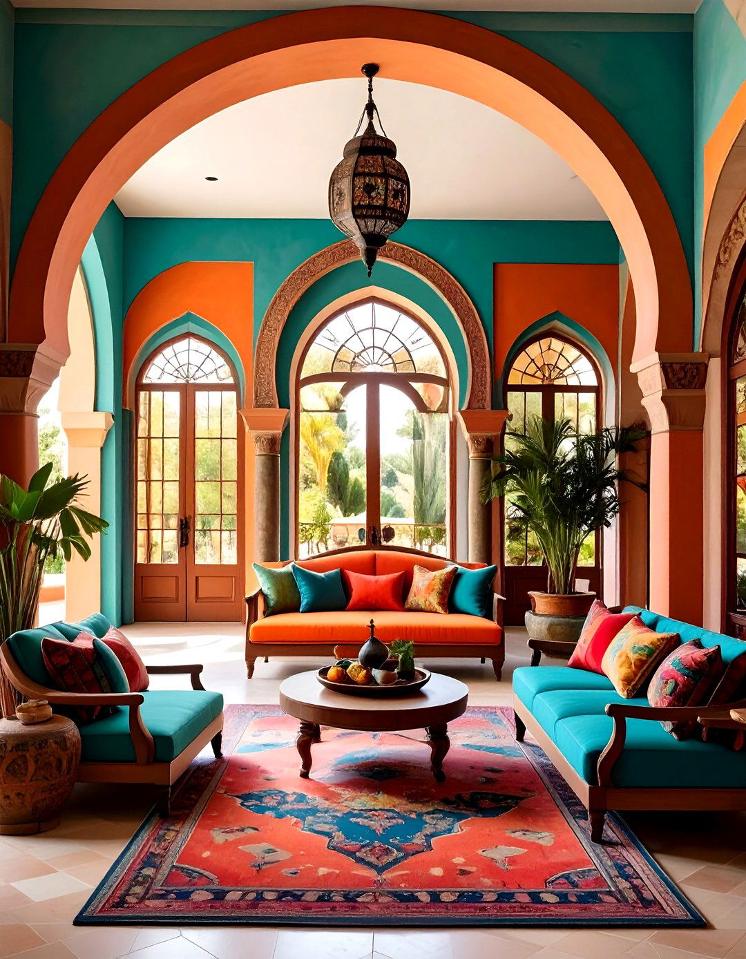 Arched Doorway Architectural Elements - 24 Spanish Style Living Room Ideas