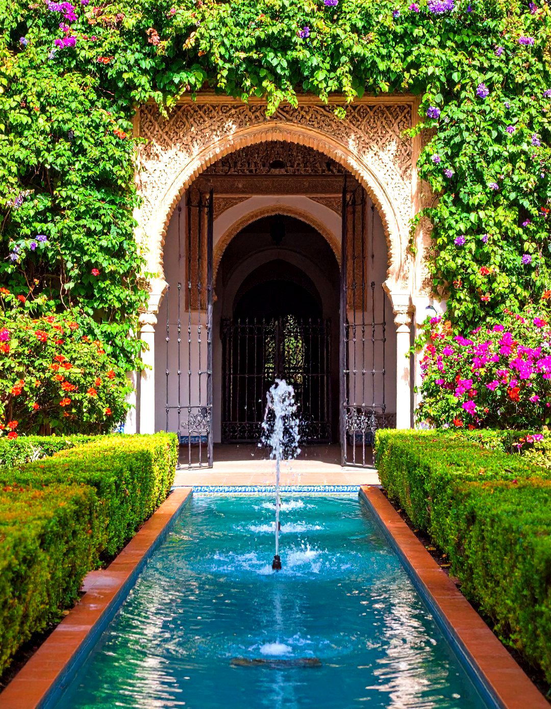 Arched Doorway Entrance Courtyard - 24 spanish style patio ideas