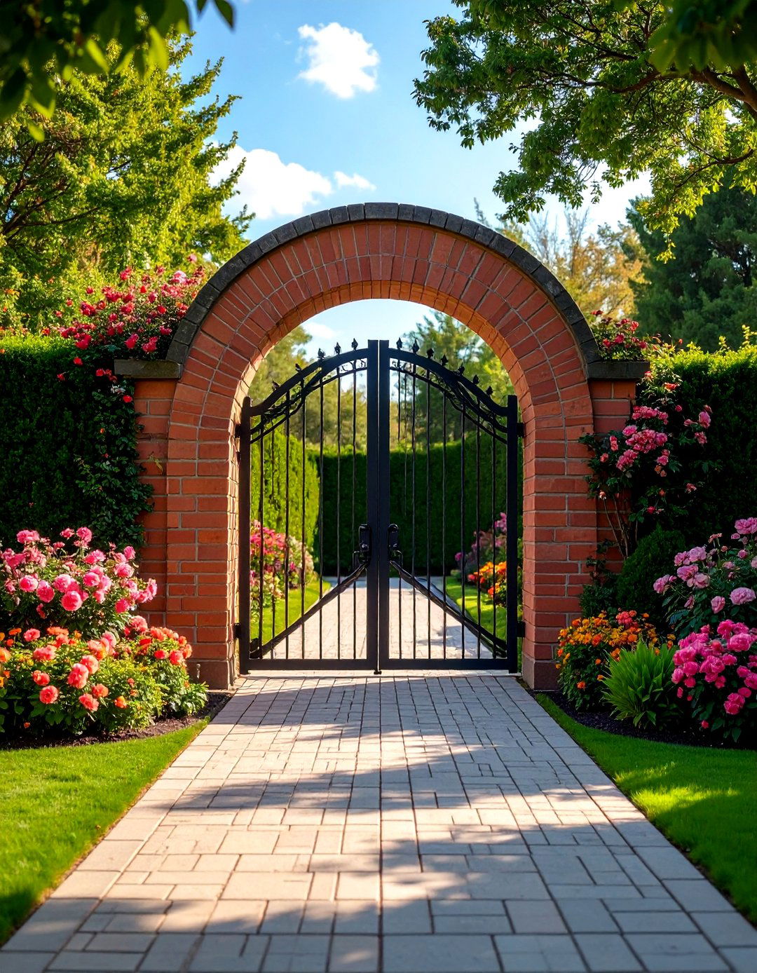 Arched Entry Garden Gates - 24 garden gate ideas