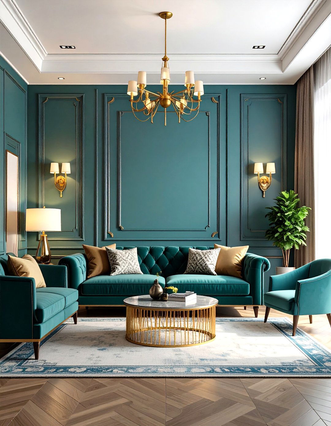 Architectural Console Wall Feature - 24 Tv Console Decor Ideas