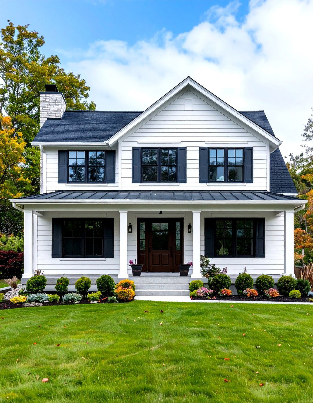Arctic White House Exteriors - 24 House Siding Colors