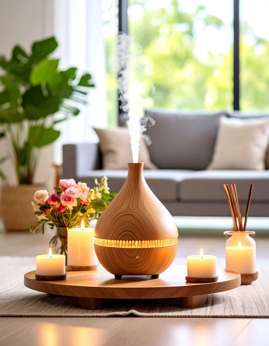 Aromatherapy Integration - 24 Zen Living Room Ideas