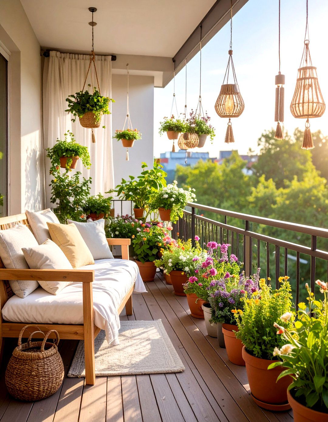 Aromatic Garden Bedroom Balcony Sensory Experience - 24 Bedroom Balcony Ideas