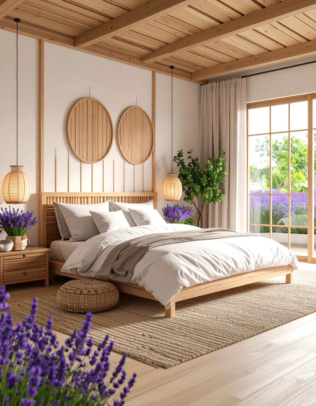 Aromatic Plant Gardens - 24 Japanese Bedroom Design Ideas
