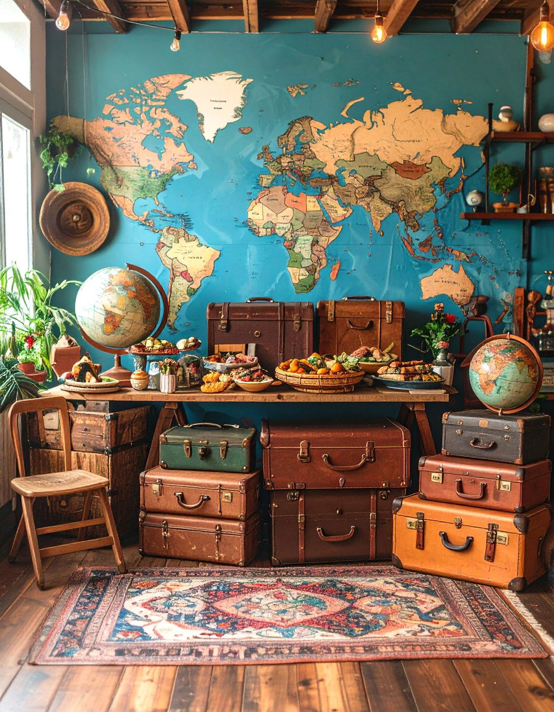 Around the World Travel Theme - 24 Wedding Shower Ideas