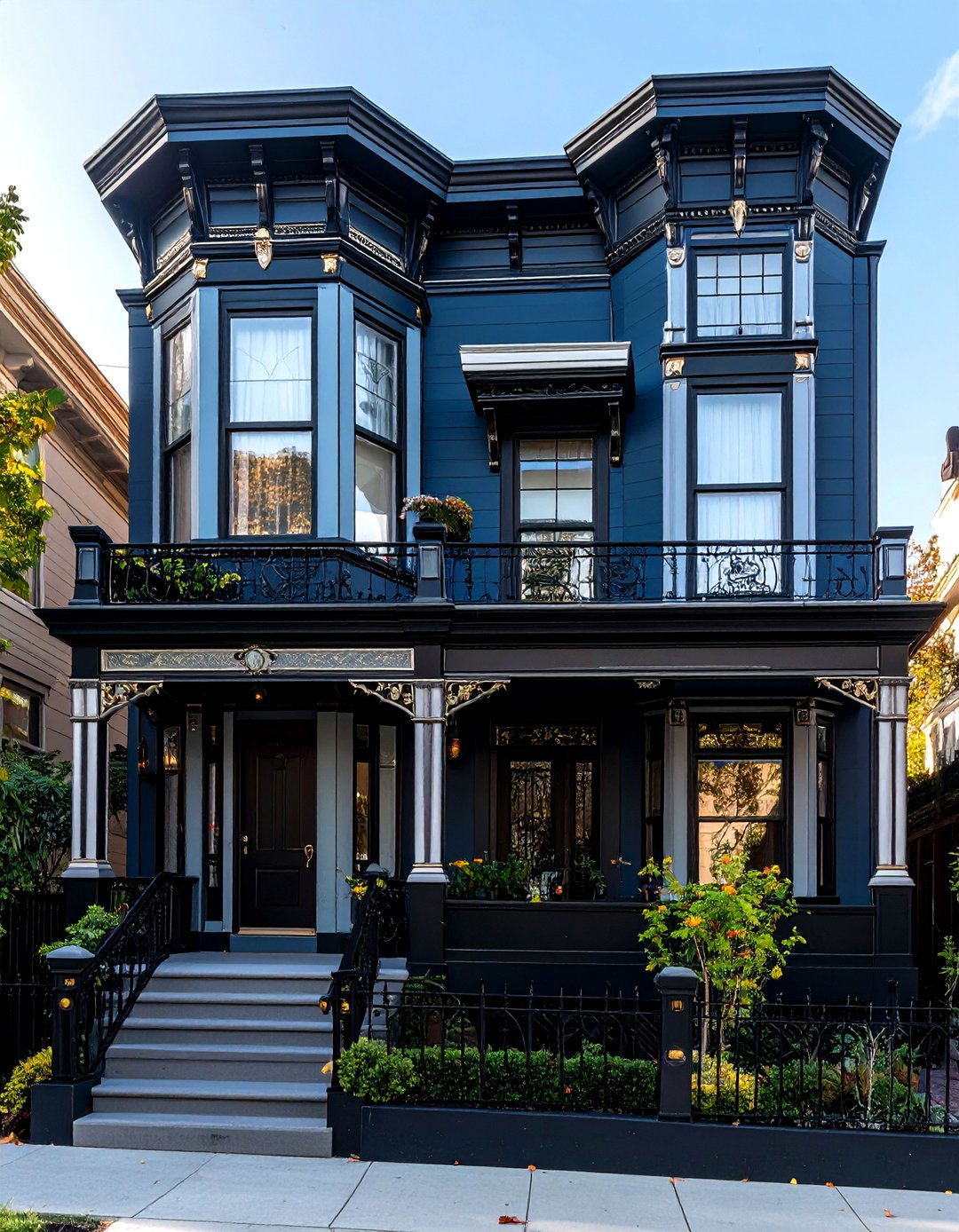 Art Deco Black Houses - 24 Modern Black Houses