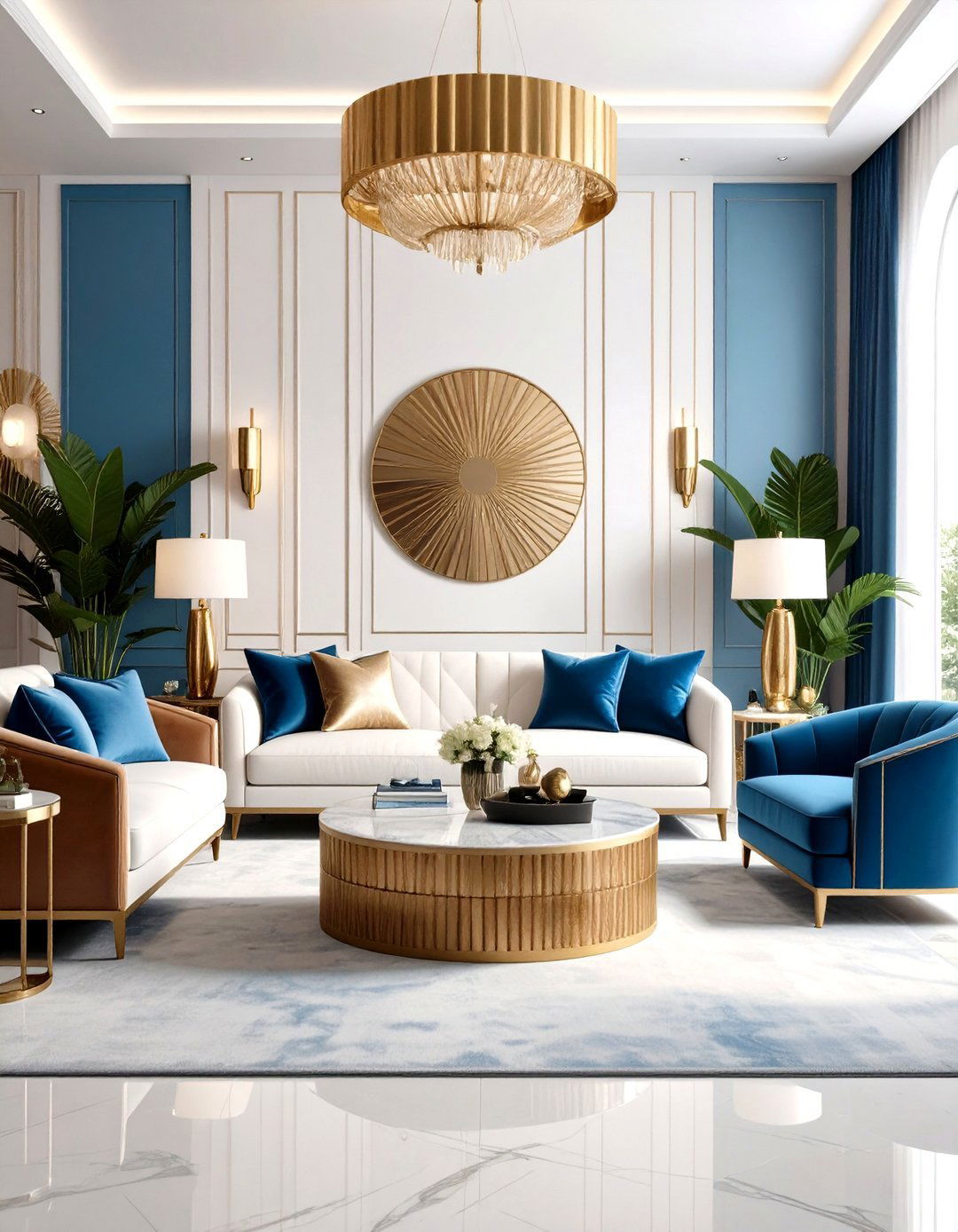 Art Deco Brown Leather Living Room - 24 Brown Leather Couch Living Room Ideas