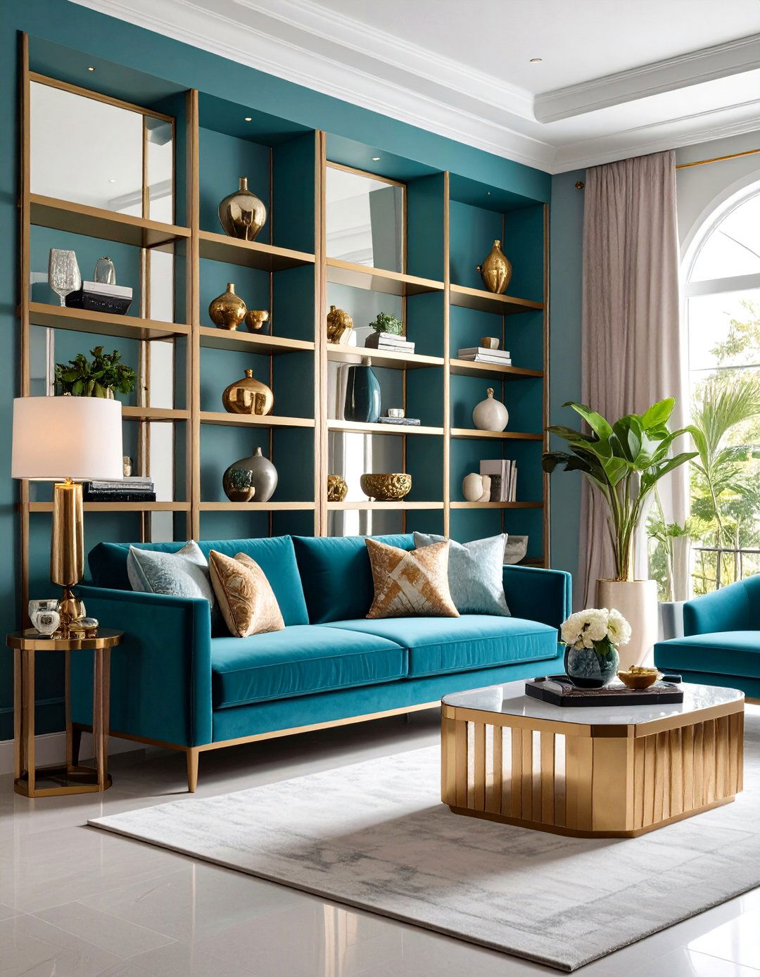Art Deco Corner Display Shelves - 24 Corner Shelf Ideas