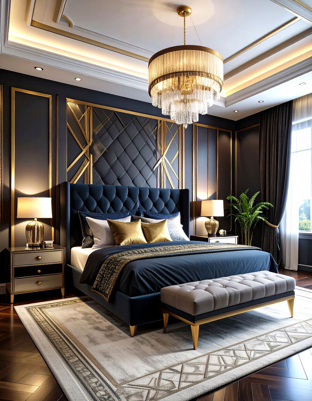 Art Deco Crown Molding Style - 24 Crown Molding Ideas