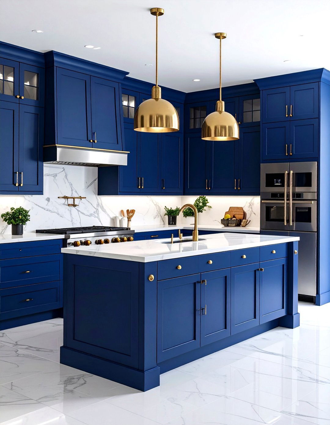 Art Deco Glamour Revival - 24 Kitchen With Stainless Steel Appliances