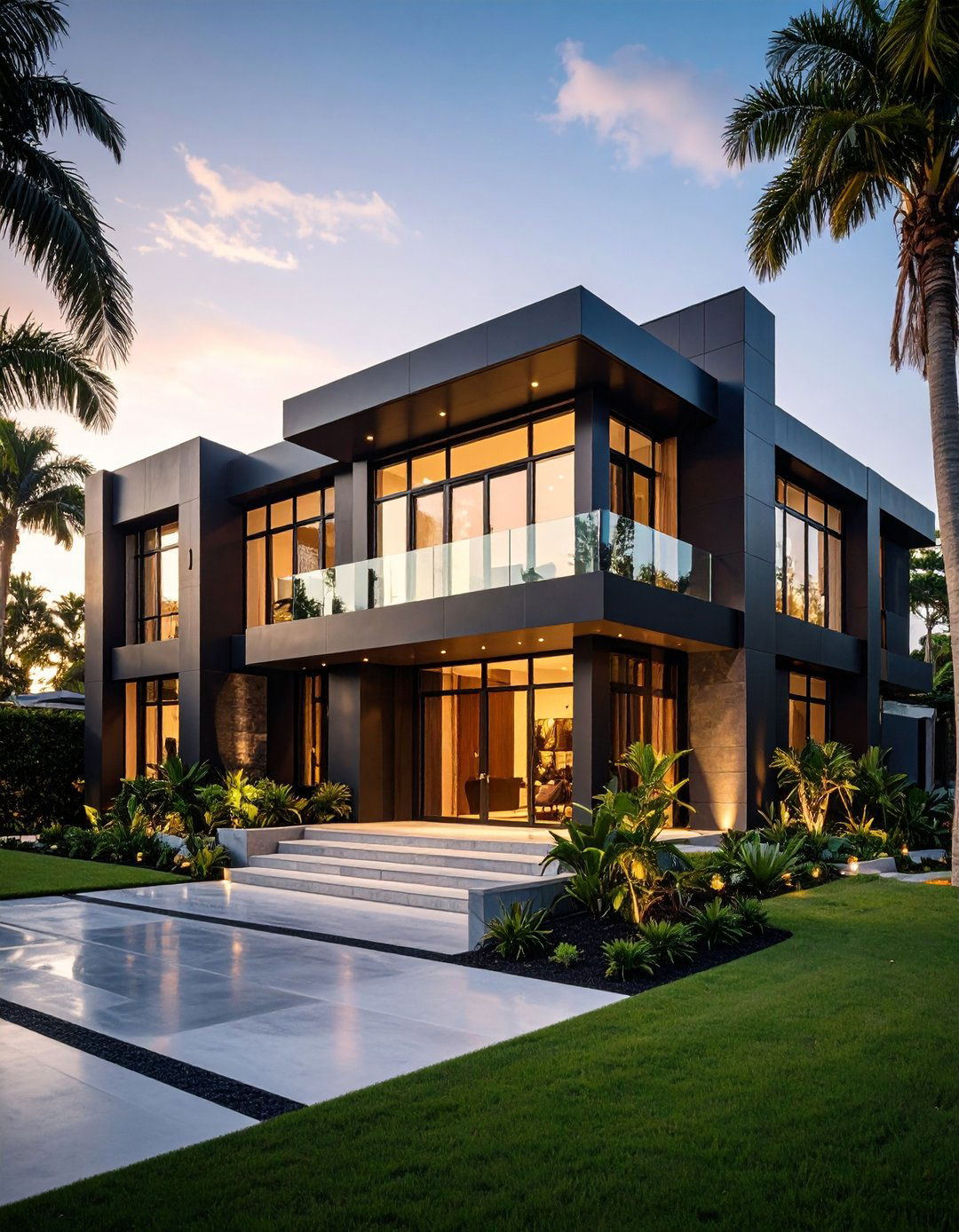Art Deco Inspired Black Accents - 24 Red Brick House with Black Trim Design Ideas
