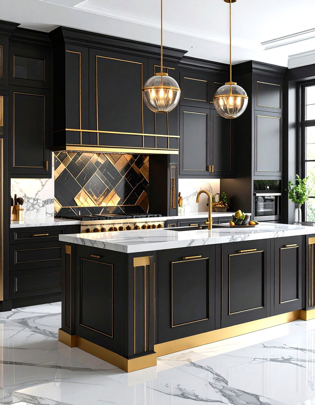 Art Deco Kitchen Fireplace - 24 Kitchens With Fireplaces