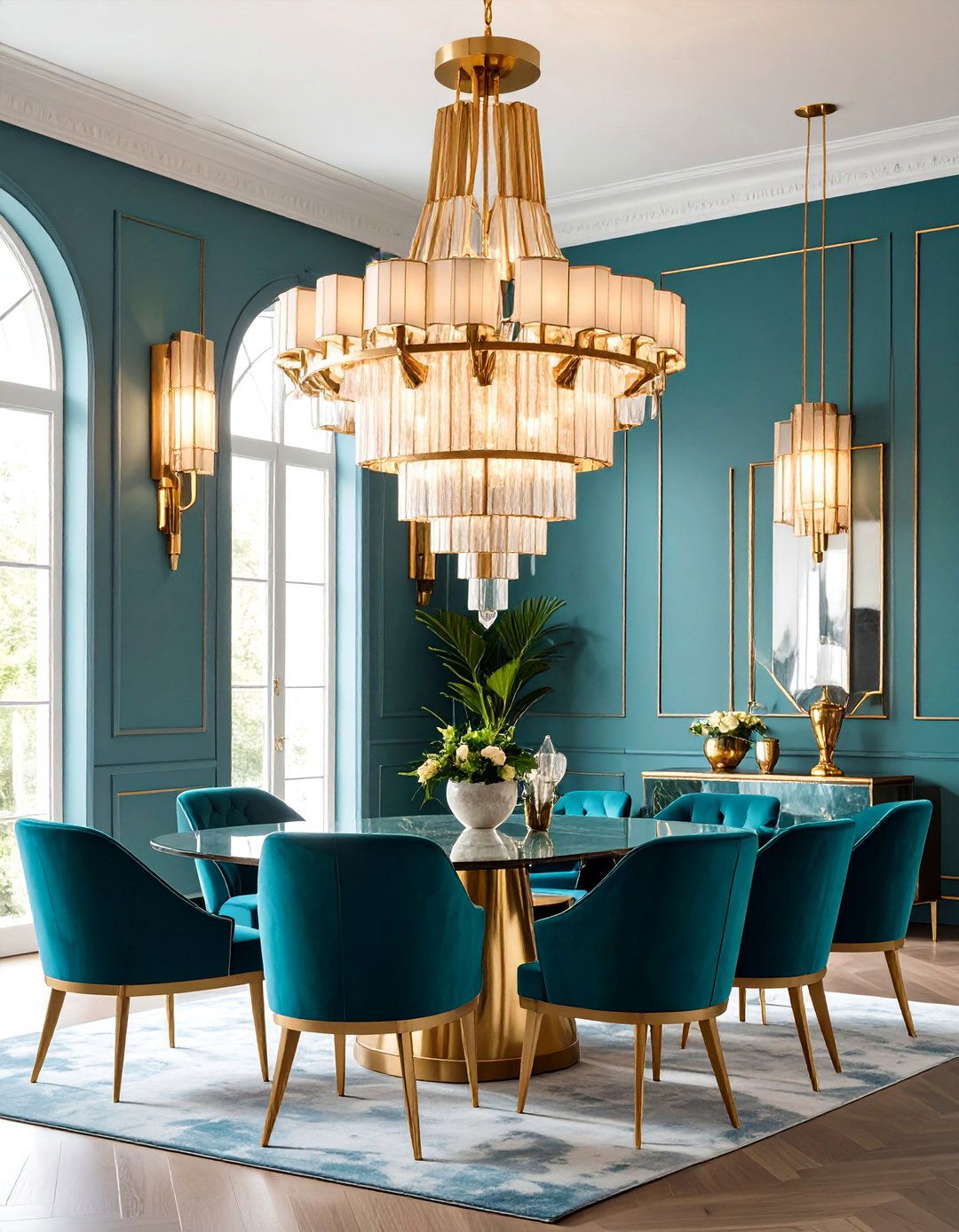 Art Deco Lighting Fixture Collections - 24 Art Deco Interior Design Ideas
