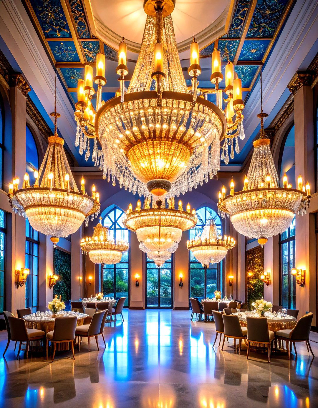 Art Deco Lighting and Chandeliers - 24 Art Deco Wedding Ideas