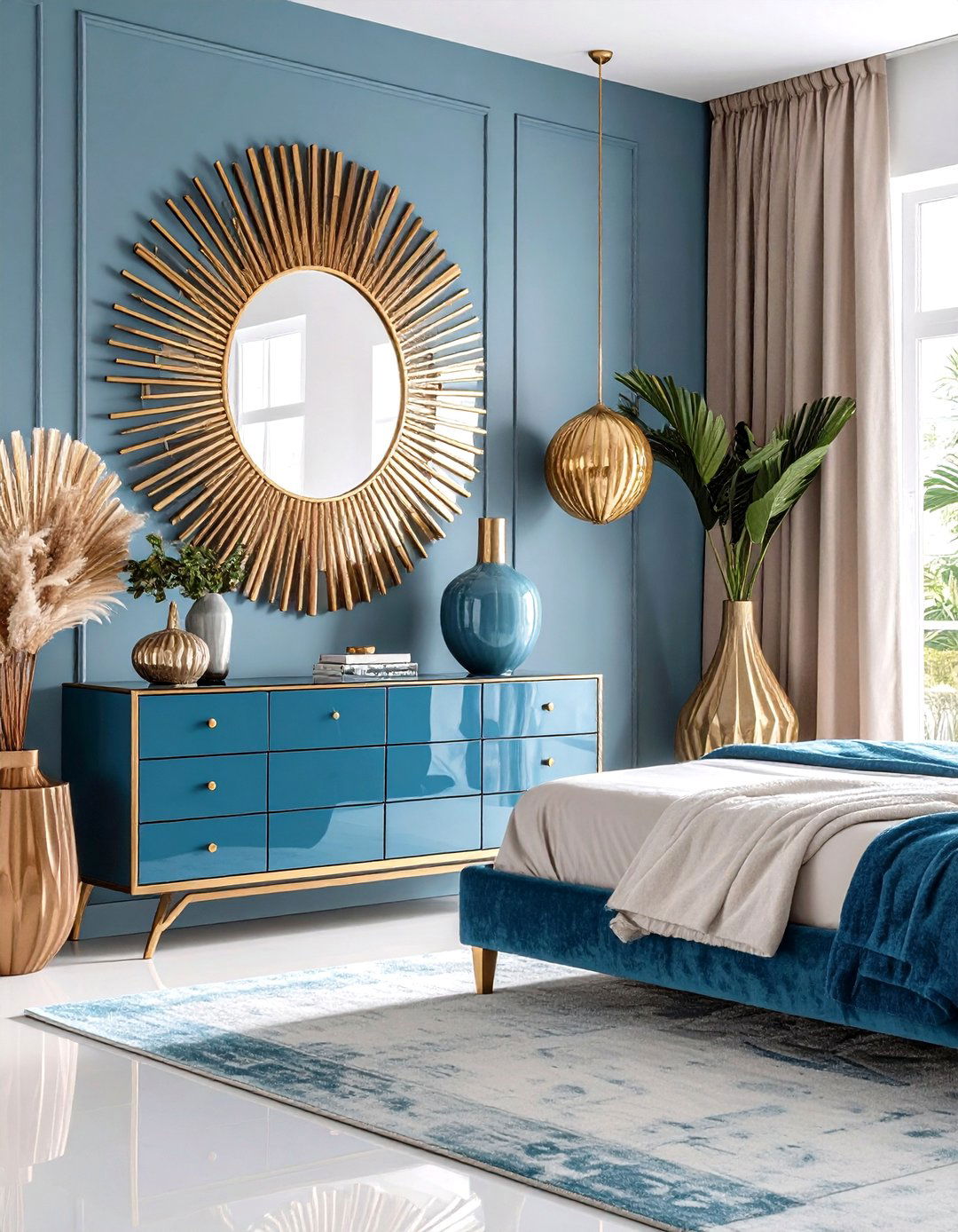 Art Deco Luxury Statement Design - 24 Dresser Decor Ideas