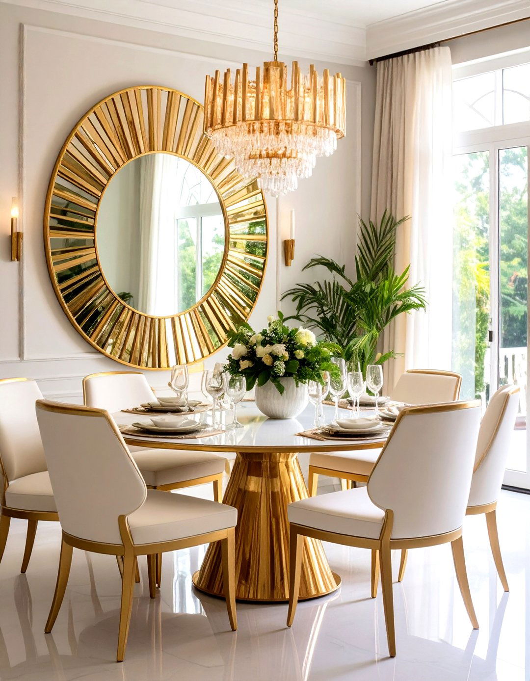 Art Deco Mirrors - 24 Dining Room Mirror Ideas