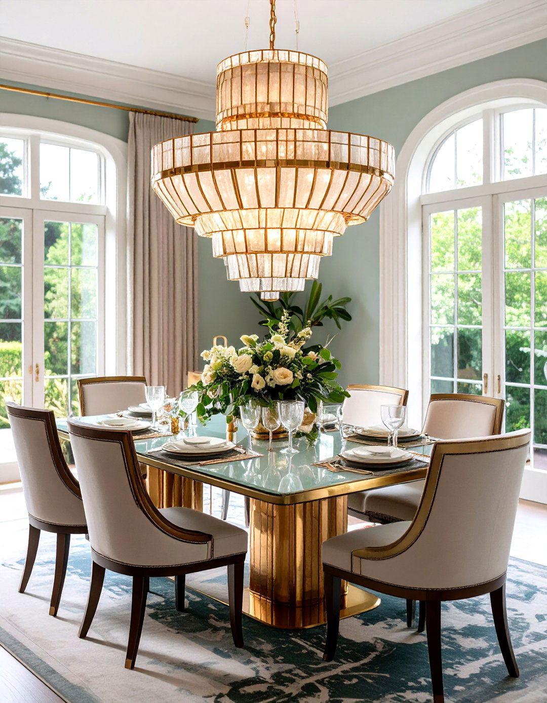 Art Deco Statement Pieces - 24 Dining Room Lighting Ideas