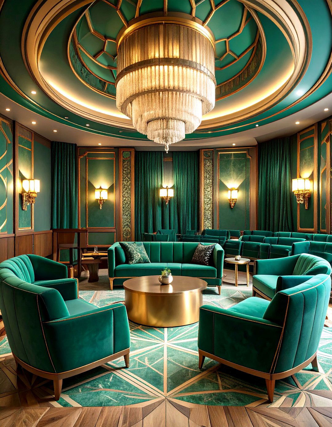 Art Deco Theater Room - 24 Media Room Ideas