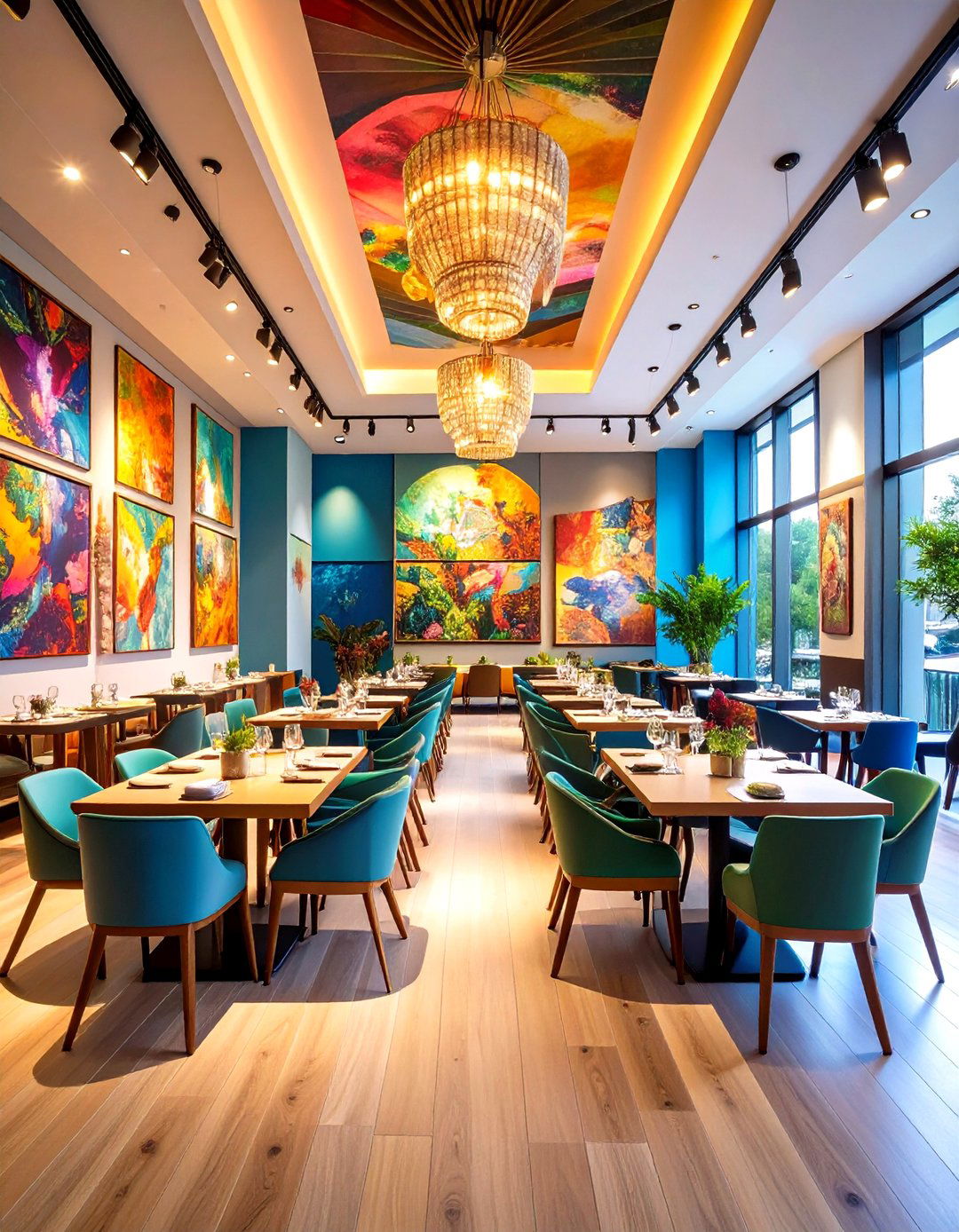Art Gallery Dining Experiences - 24 Restaurant Interior Design Ideas