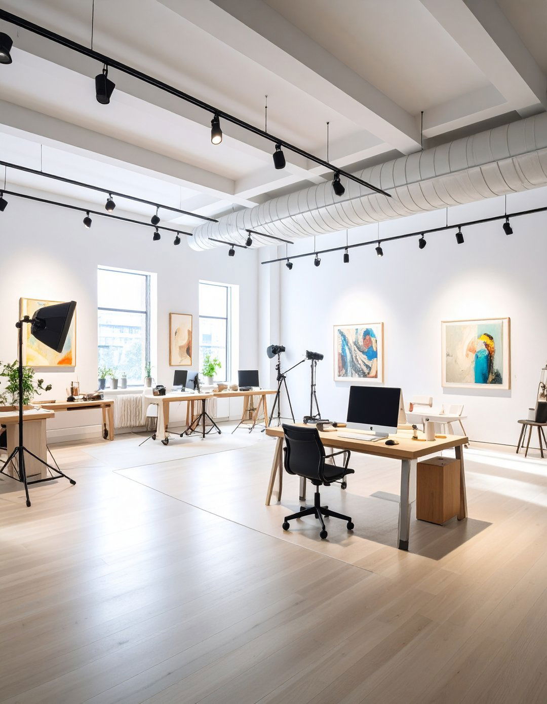 Art Gallery Podcast Studio - 24 Podcast Room Ideas