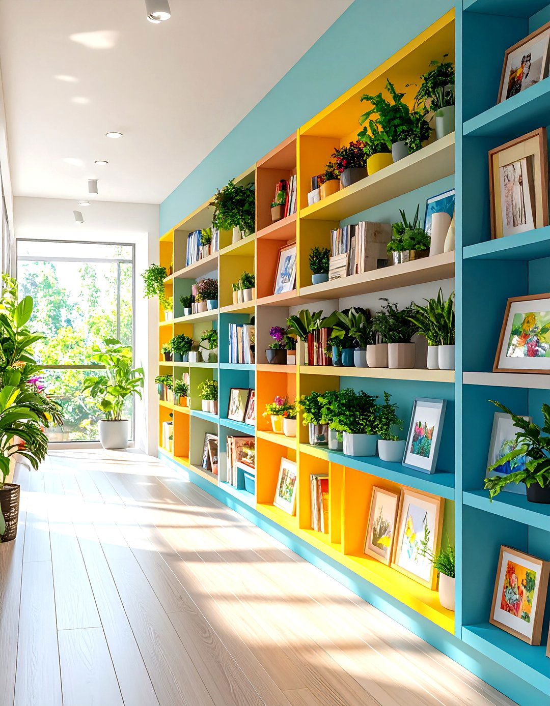 Art Ledge Display System - 24 Hallway Decor Ideas
