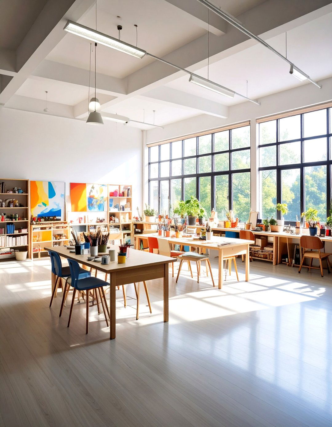 Art Studio Creative Workshop - 24 Homeschool Room Ideas