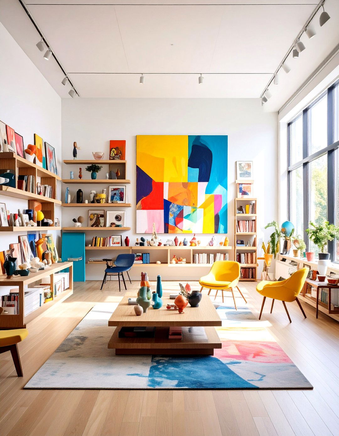 Art and Display Integration - 24 Bauhaus Interior Design Ideas