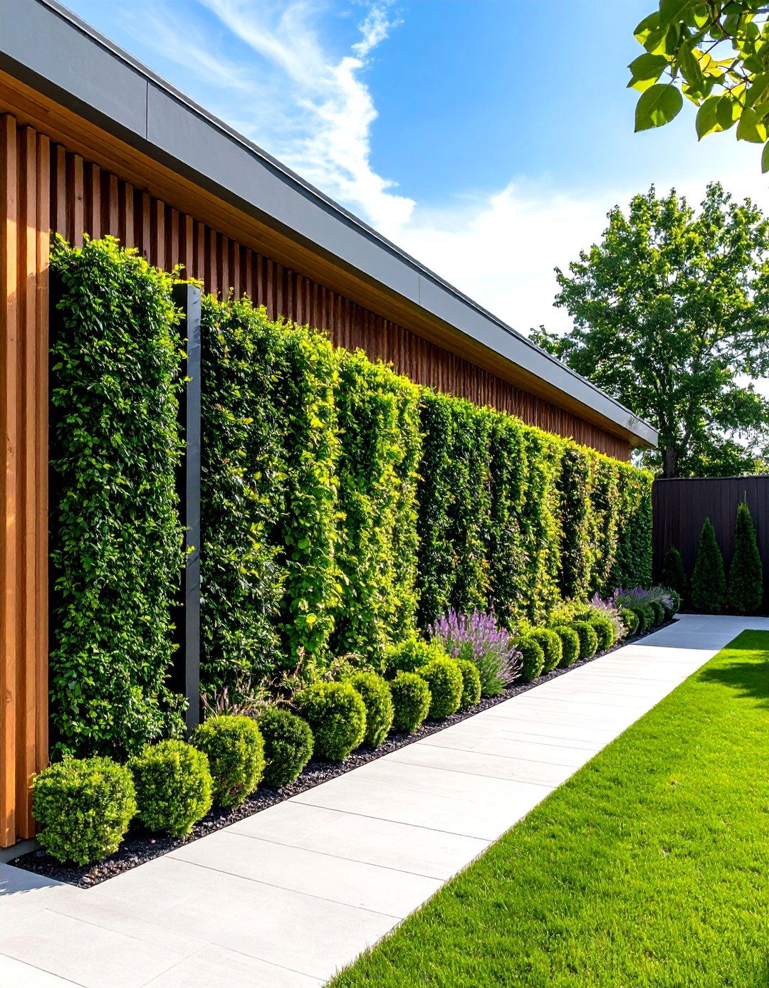 Artificial Hedge Patio Privacy with Maintenance Free Coverage - 24 Patio Privacy Ideas