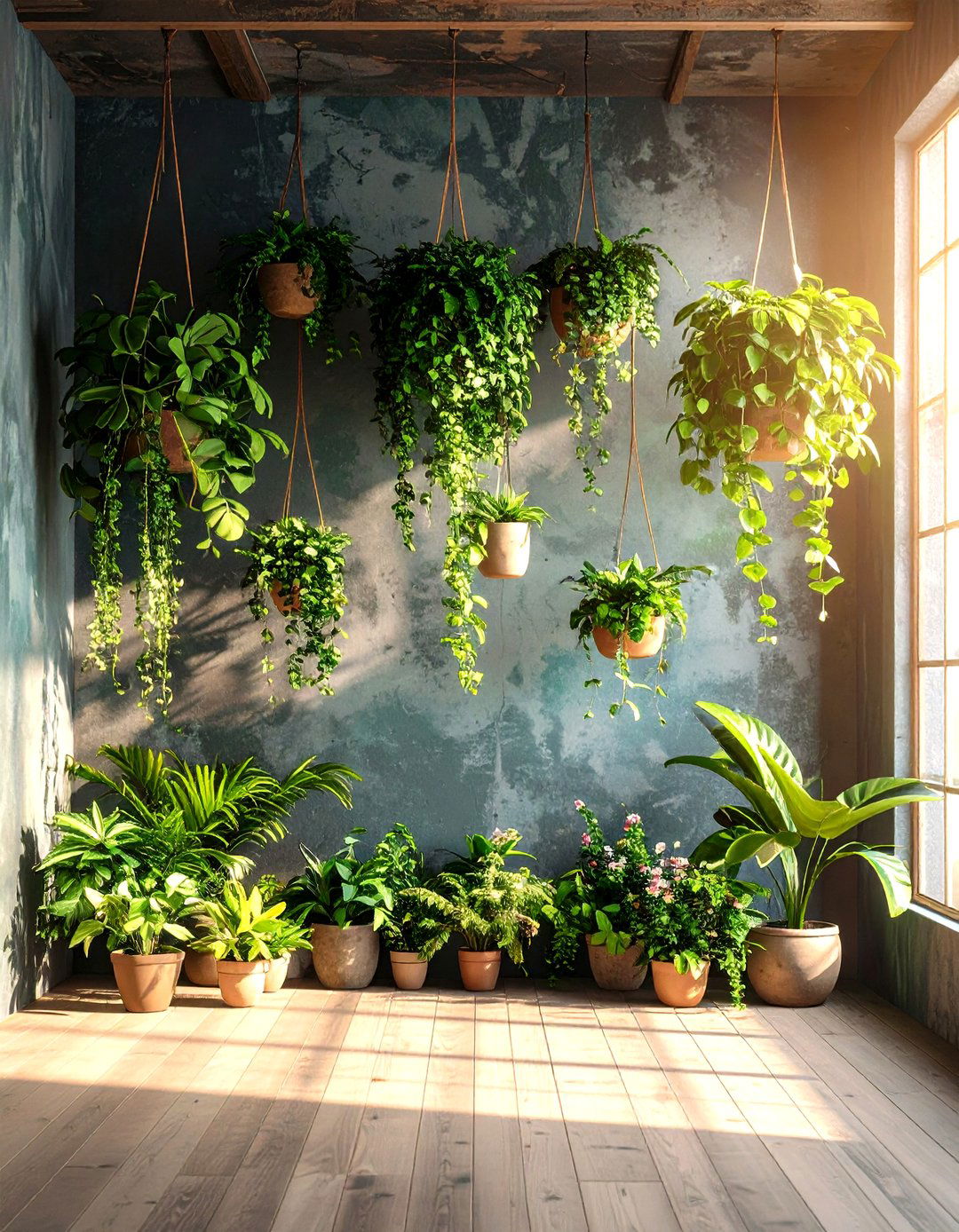 Artificial Plant Integration - 24 Grunge Aesthetic Room Decor Ideas