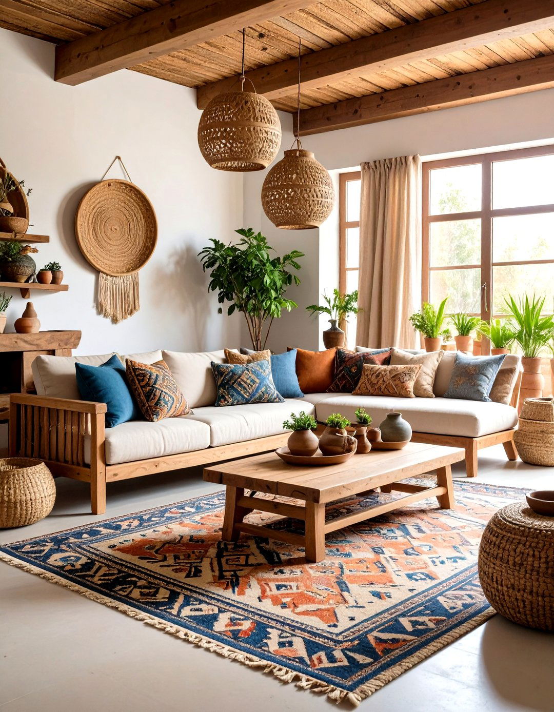 Artisanal Handcraft Celebration - 24 Colorful Boho Living Room Ideas