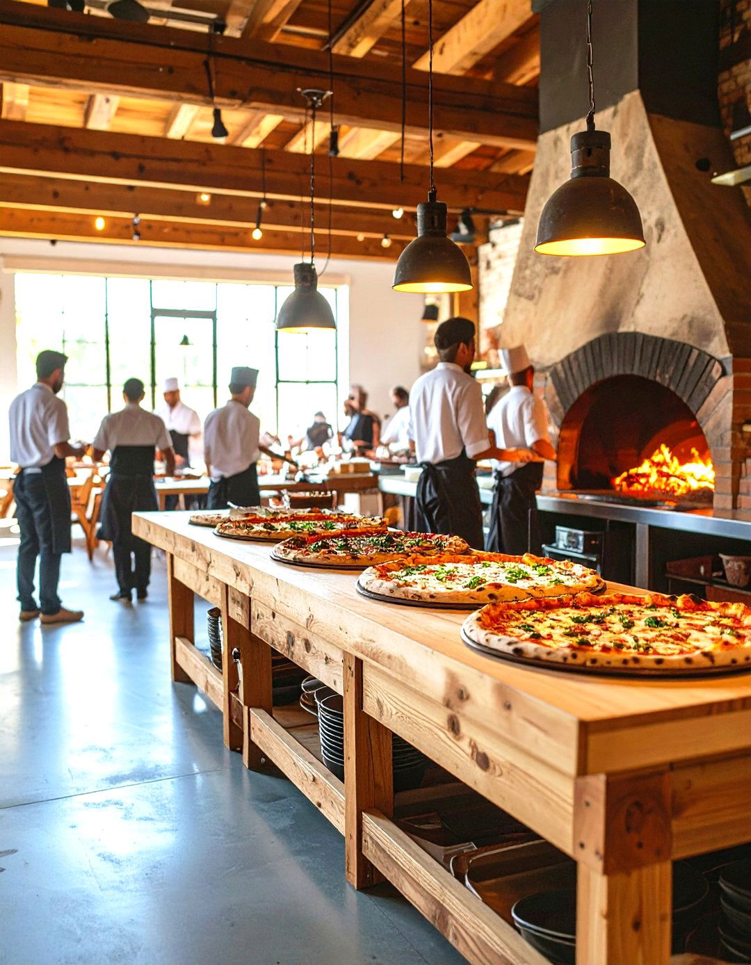 Artisanal Pizza Station - 24 Wedding Food Ideas