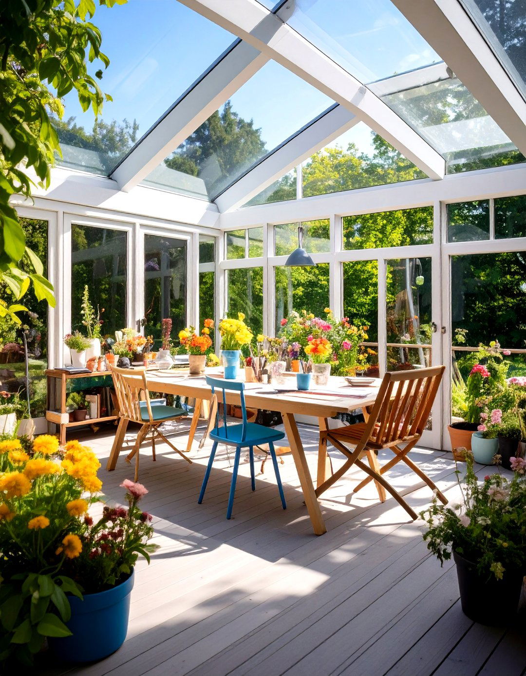 Artist Studio Screened Workspace - 24 Screened-in Deck Ideas