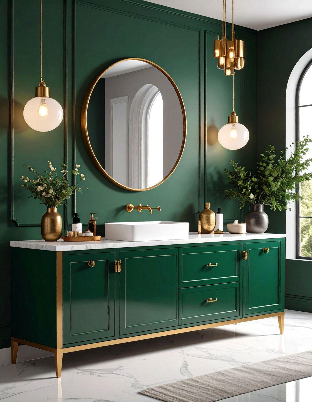 Artistic Bathroom Vanities - 24 Bohemian Maximalist Decor Ideas