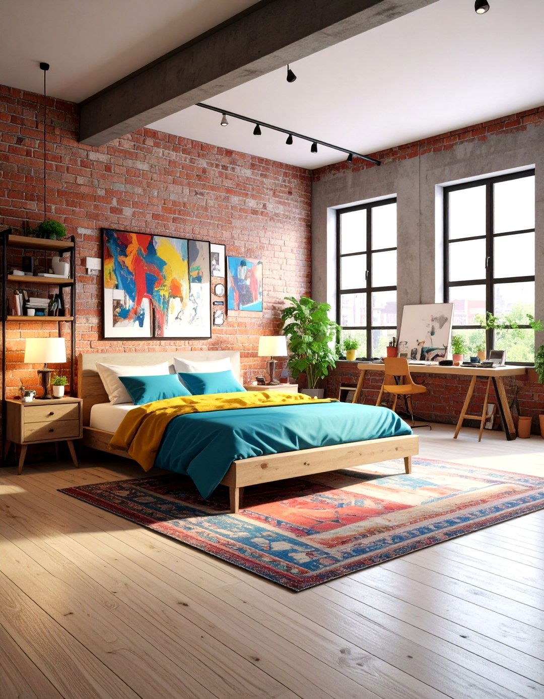 Artistic Creative Loft Bedroom - 24 Loft Bedroom Ideas