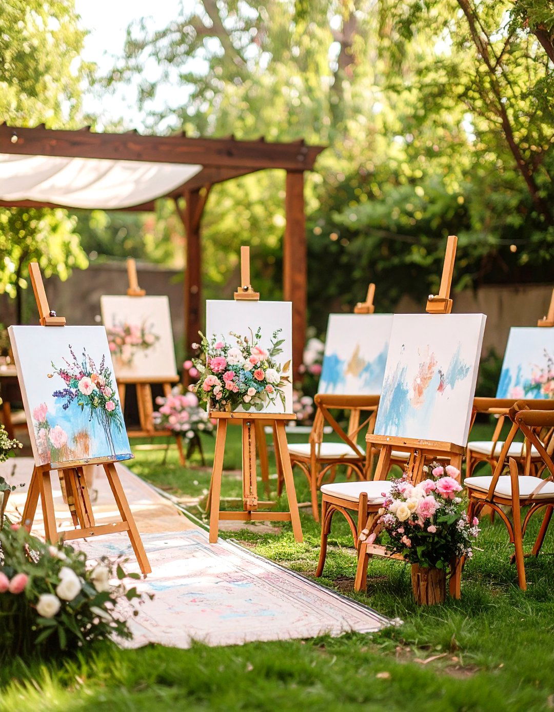 Artistic Creative Wedding - 24 Backyard Wedding Ideas