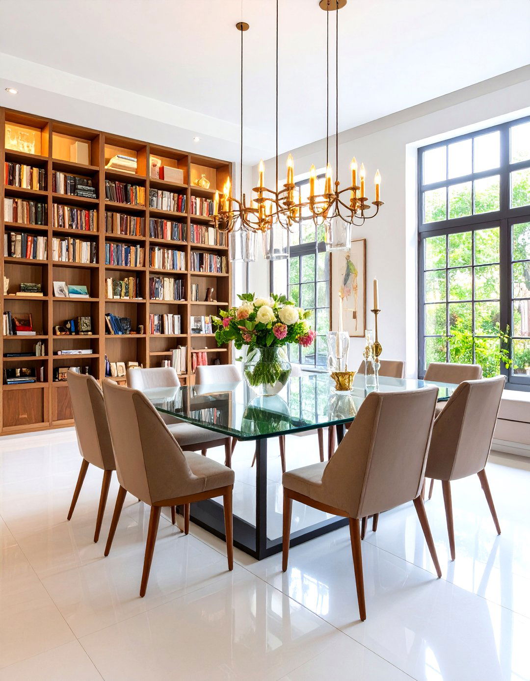 Artistic Gallery Library Dining Room - 24 Library Dining Room Combo Ideas