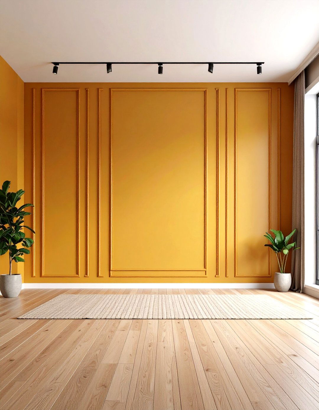 Artistic Gallery Wall Backdrop - 24 Beadboard Wall Ideas