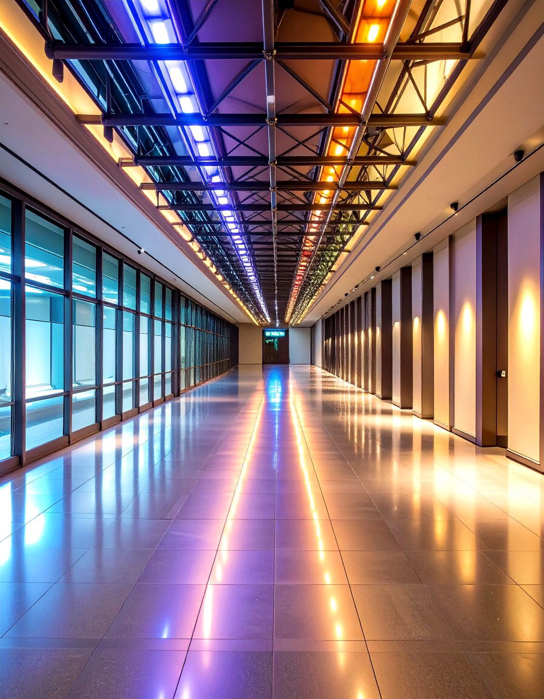 Artistic Metal Sculpture Integration - 24 Hallway Lighting Ideas