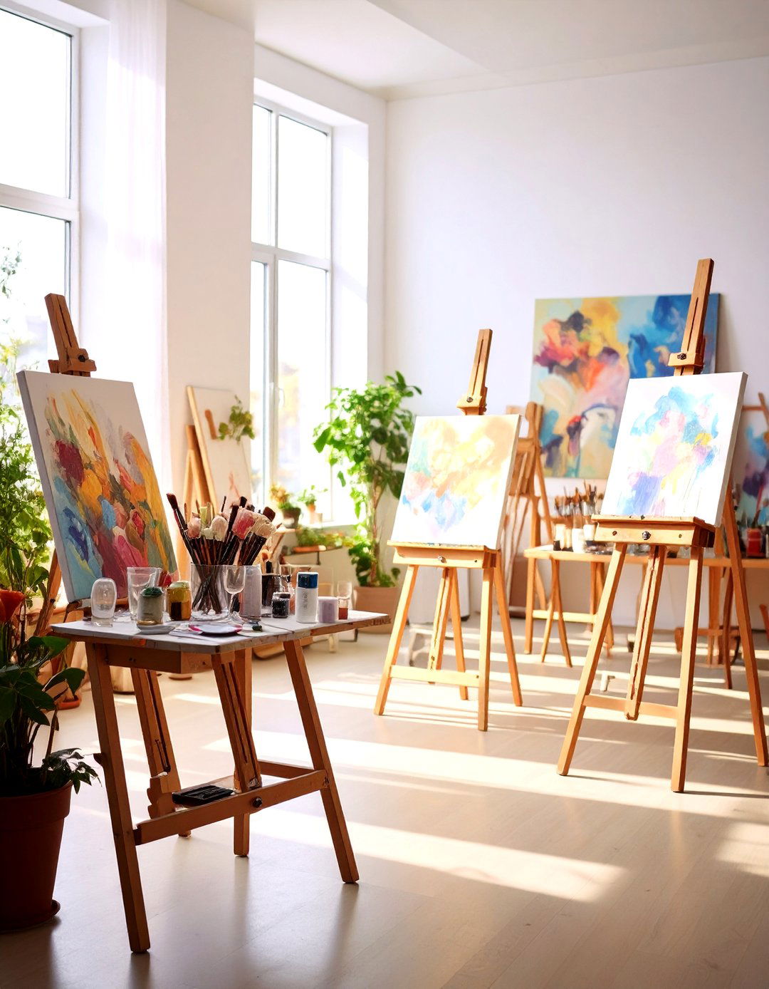 Artistic Paint and Sip Evening - 24 Wedding Anniversary Ideas