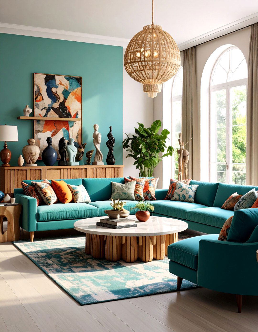 Artistic Sculpture Gallery - 24 Sofa Table Decor Ideas