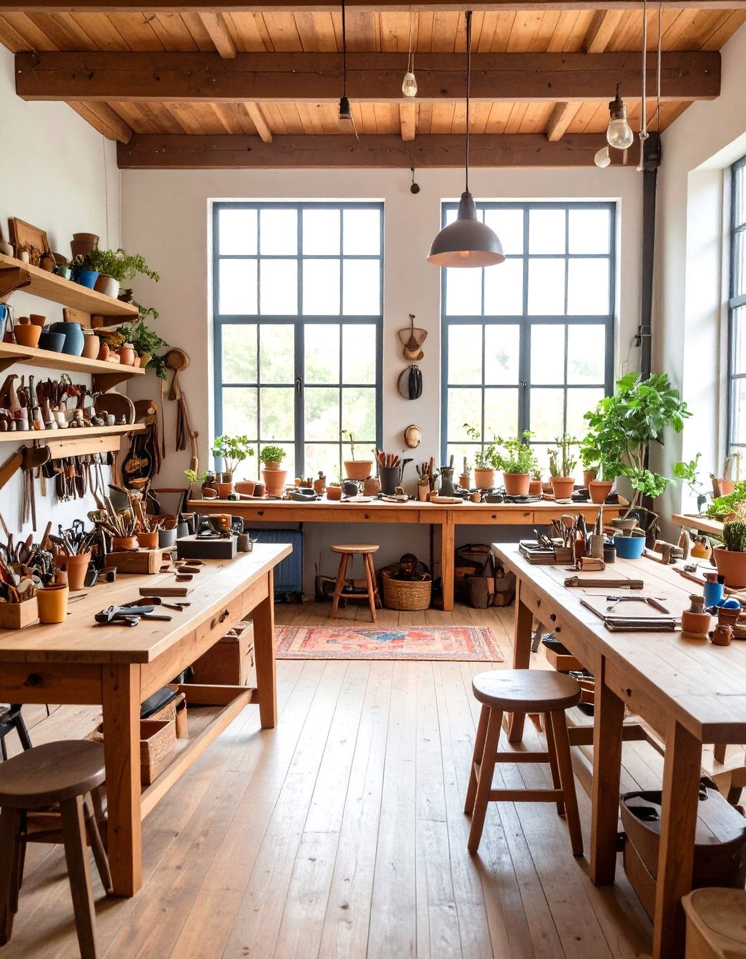 Arts and Crafts Workshop - 24 Vintage Decor Ideas