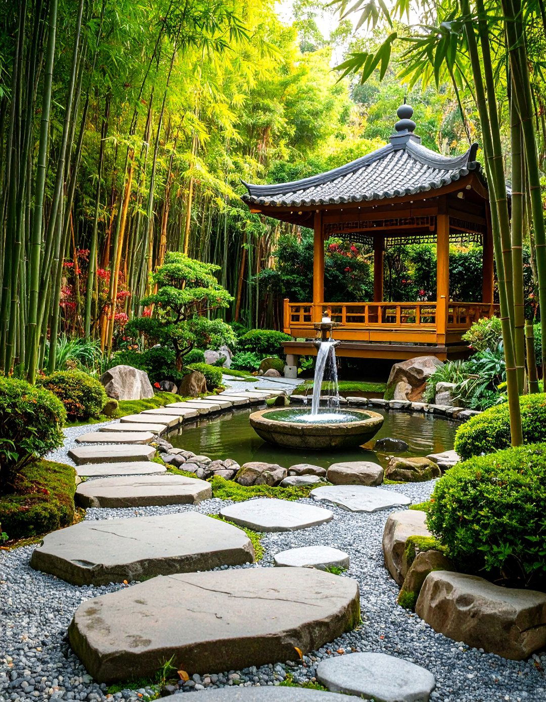Asian Inspired Bamboo Garden Sanctuary - 24 Curb Appeal Ideas