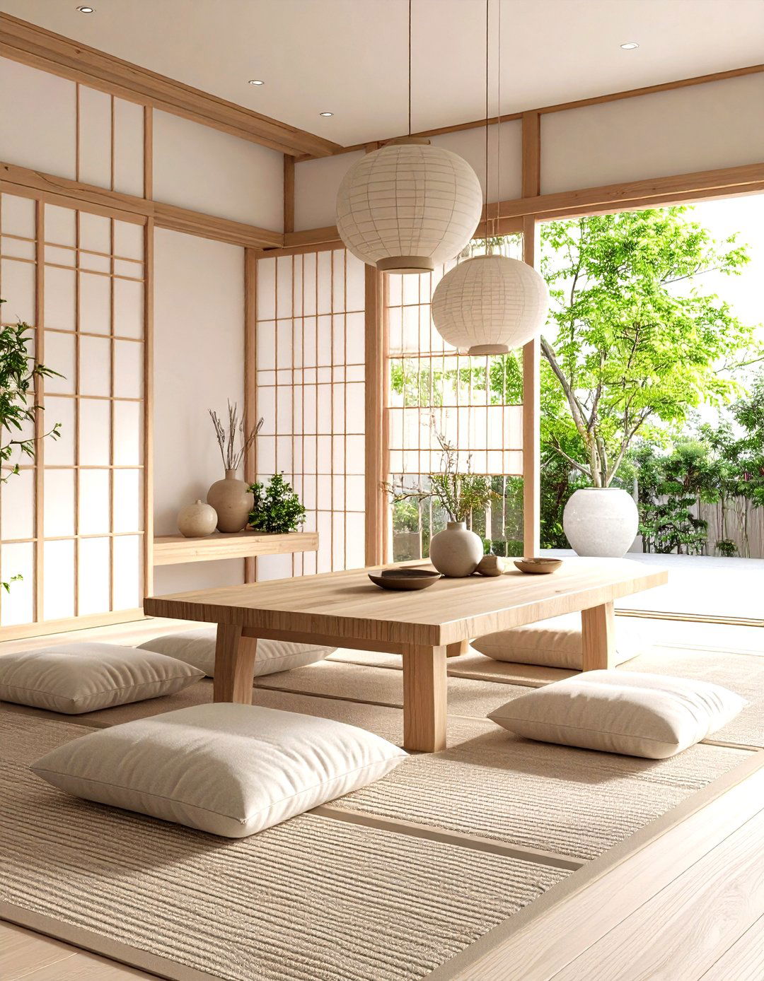 Asian Inspired Neutral Design - 24 Neutral Dining Room Ideas