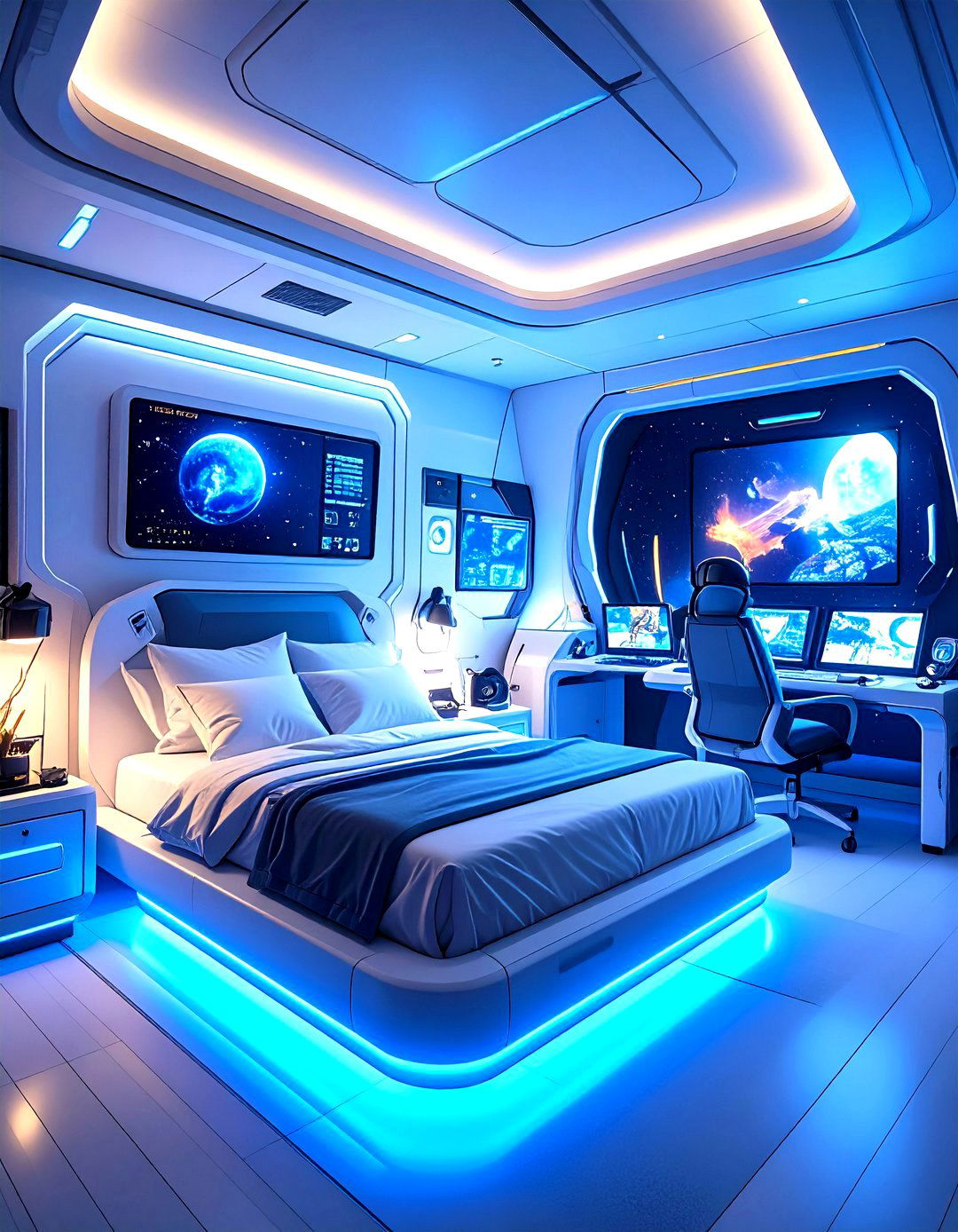 Astronaut Mission Control Room - 24 Space-themed Room Ideas