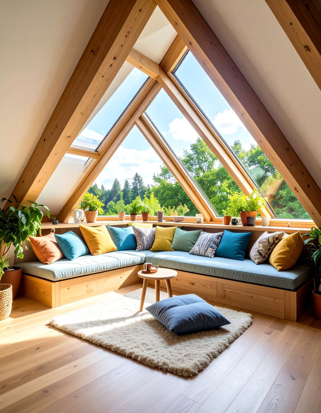 Attic Dormer Window Hideaway - 24 Window Seat Ideas