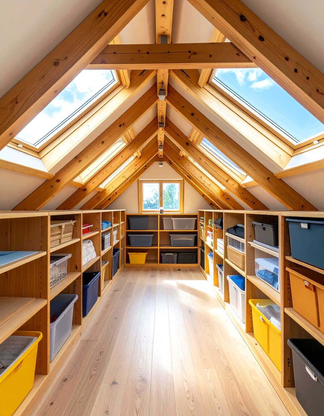 Attic Storage Systems - 24 Storage Ideas