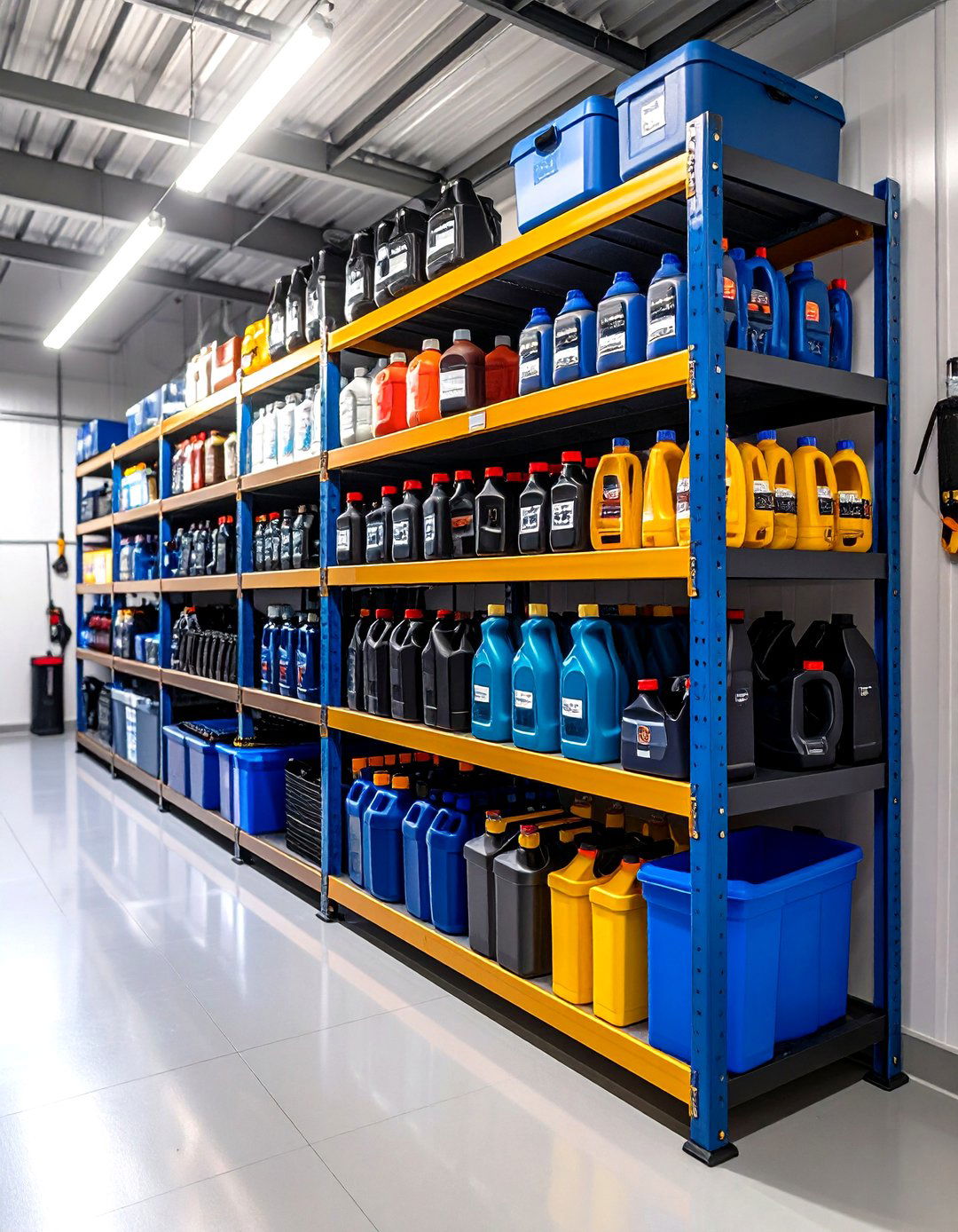 Automotive Supply Storage - 24 Garage Wall Ideas