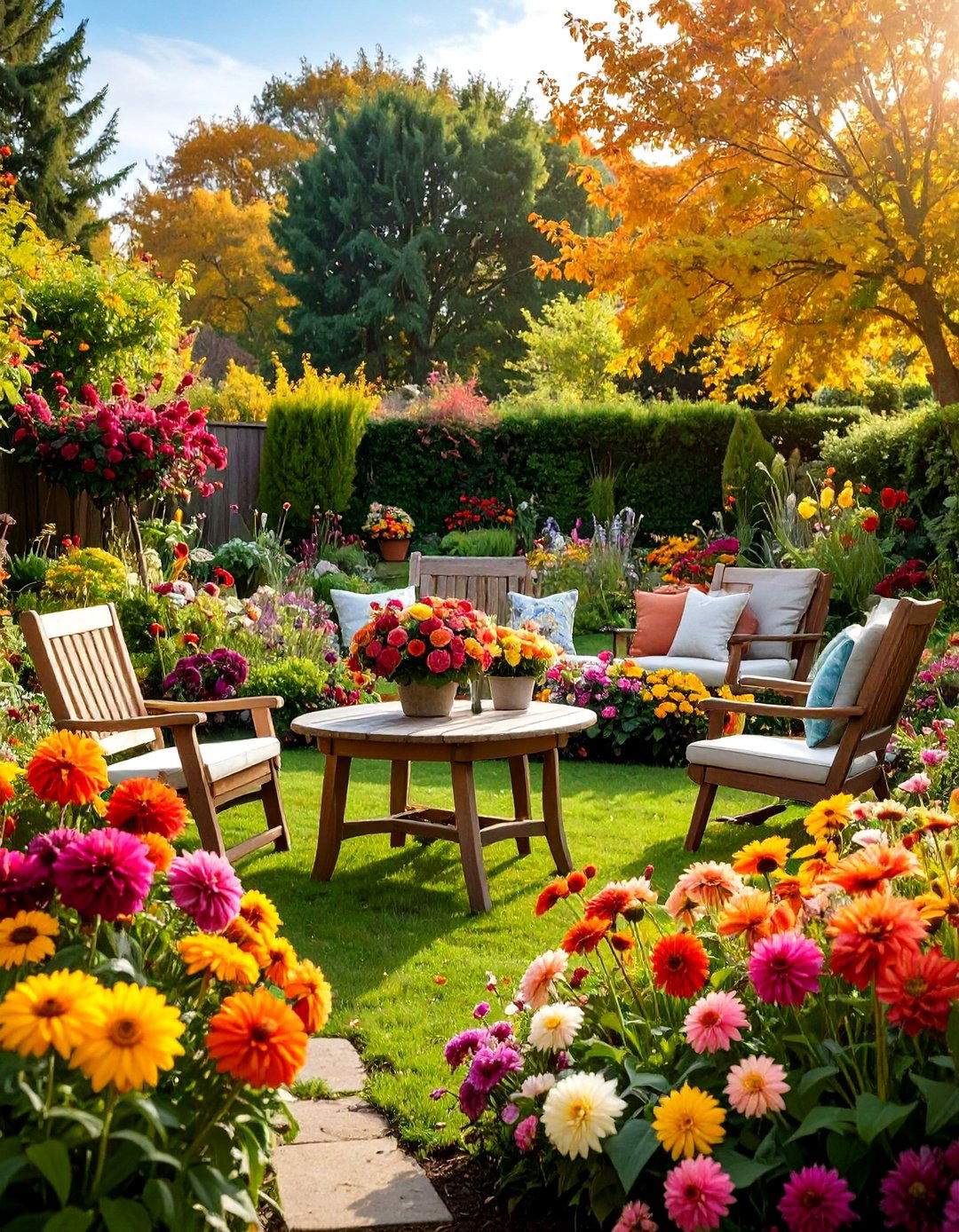 Autumn Cottage Garden Combinations - 24 Fall Garden Ideas
